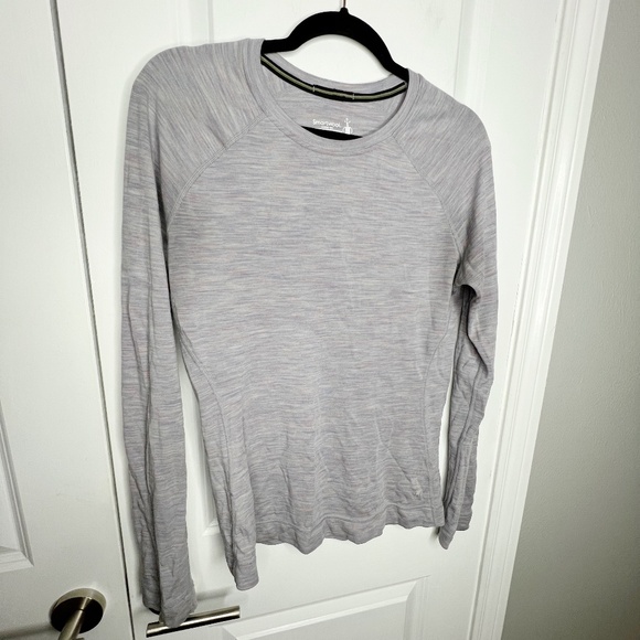 Smartwool Women's Merino 250 Base Layer thermal top Purple Heather Size Large - Picture 1 of 8